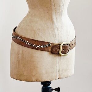Vintage Y2K Brown Studded Bet Size Small